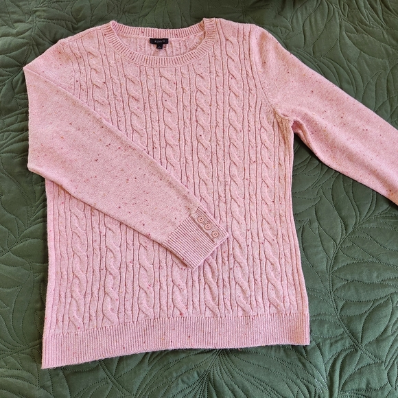Talbots Cable Knit Long-sleeve Sweater Large - Picture 3 of 10